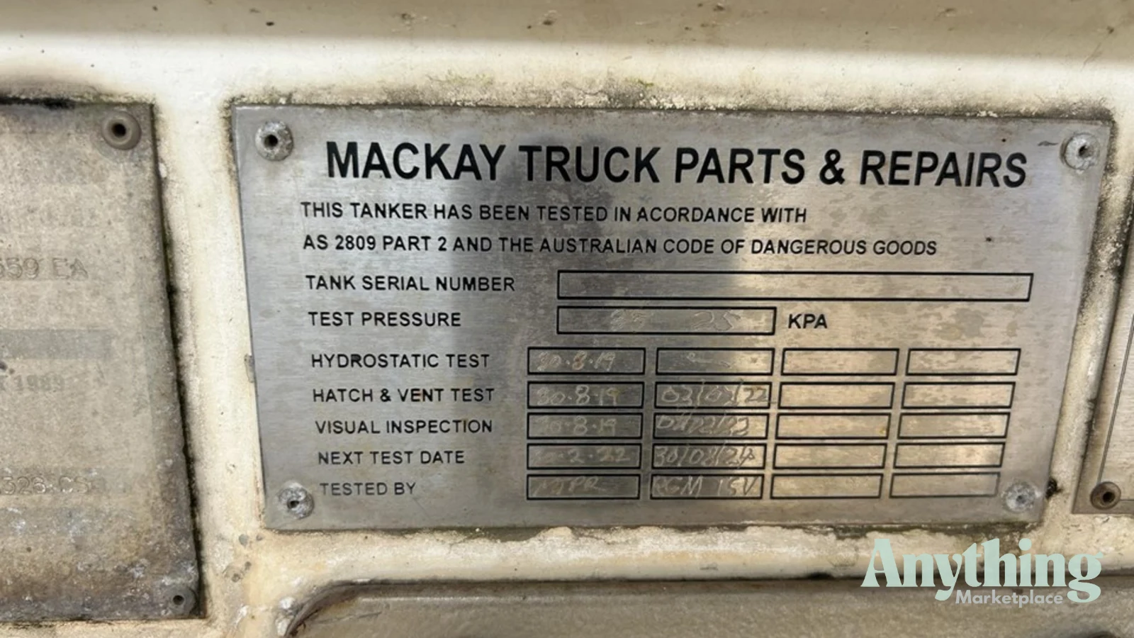 Used Tanker