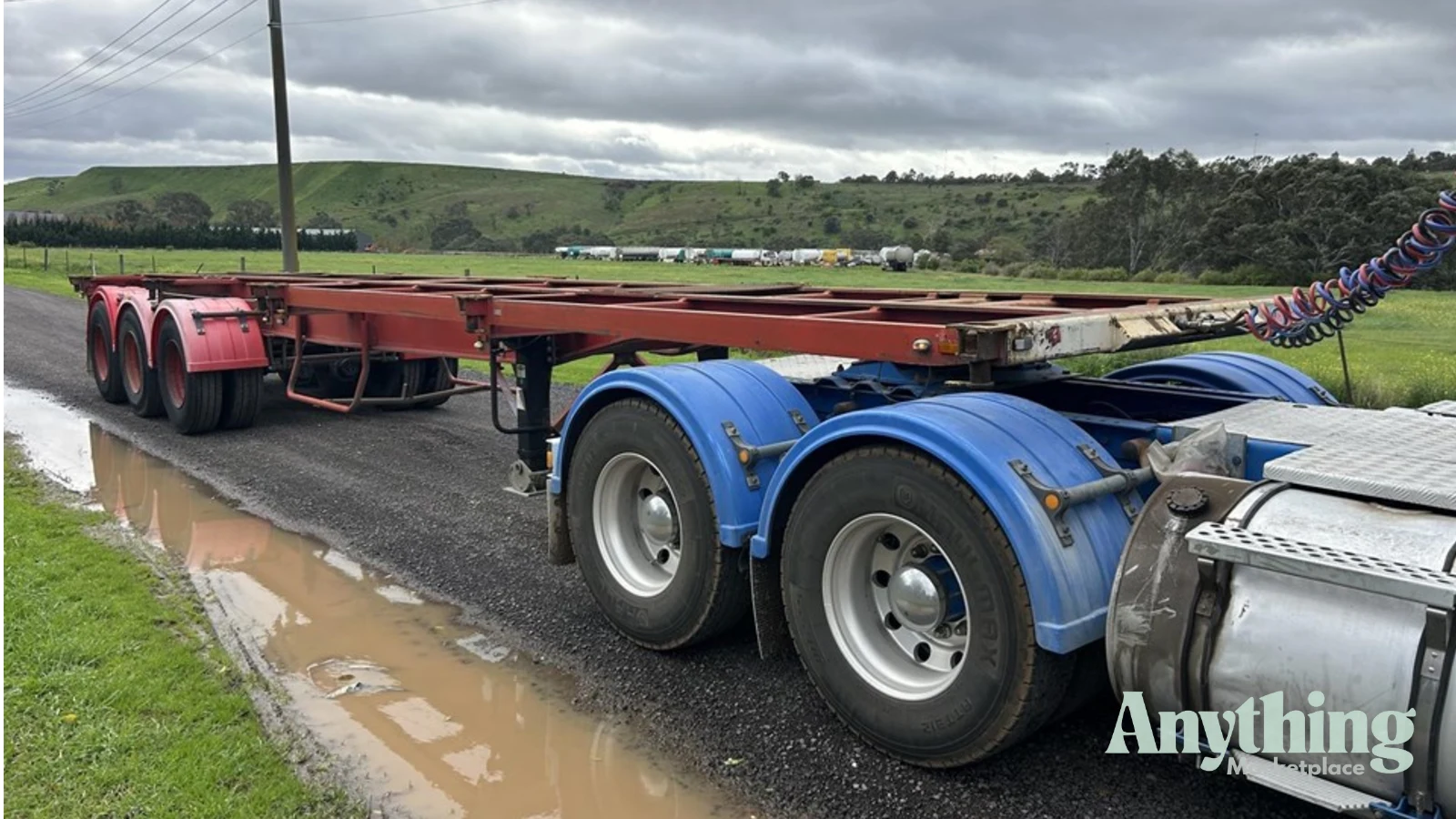 Used Skeletal Trailer