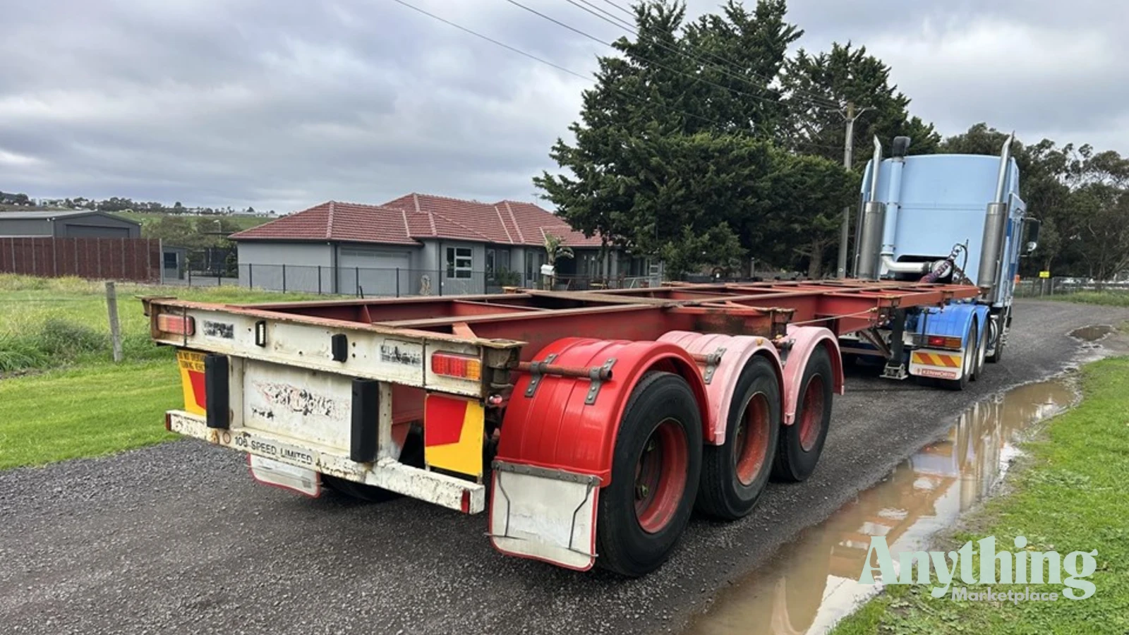 Used Skeletal Trailer