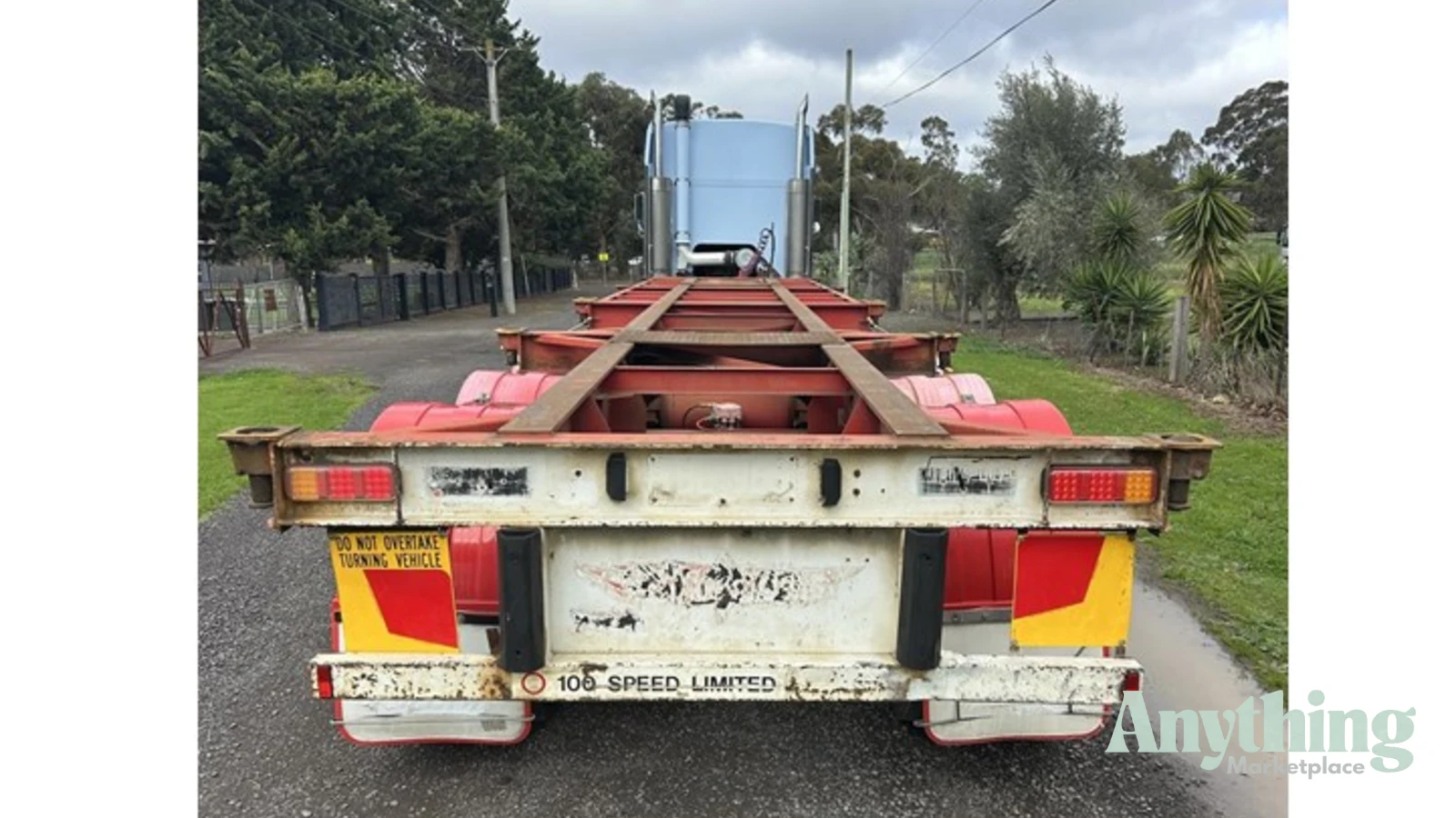 Used Skeletal Trailer