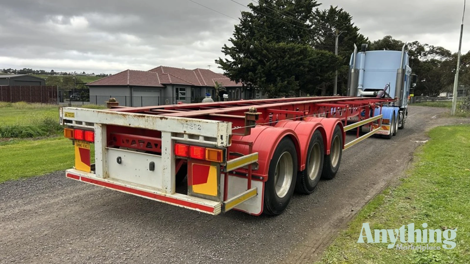 Used Skeletal Trailer