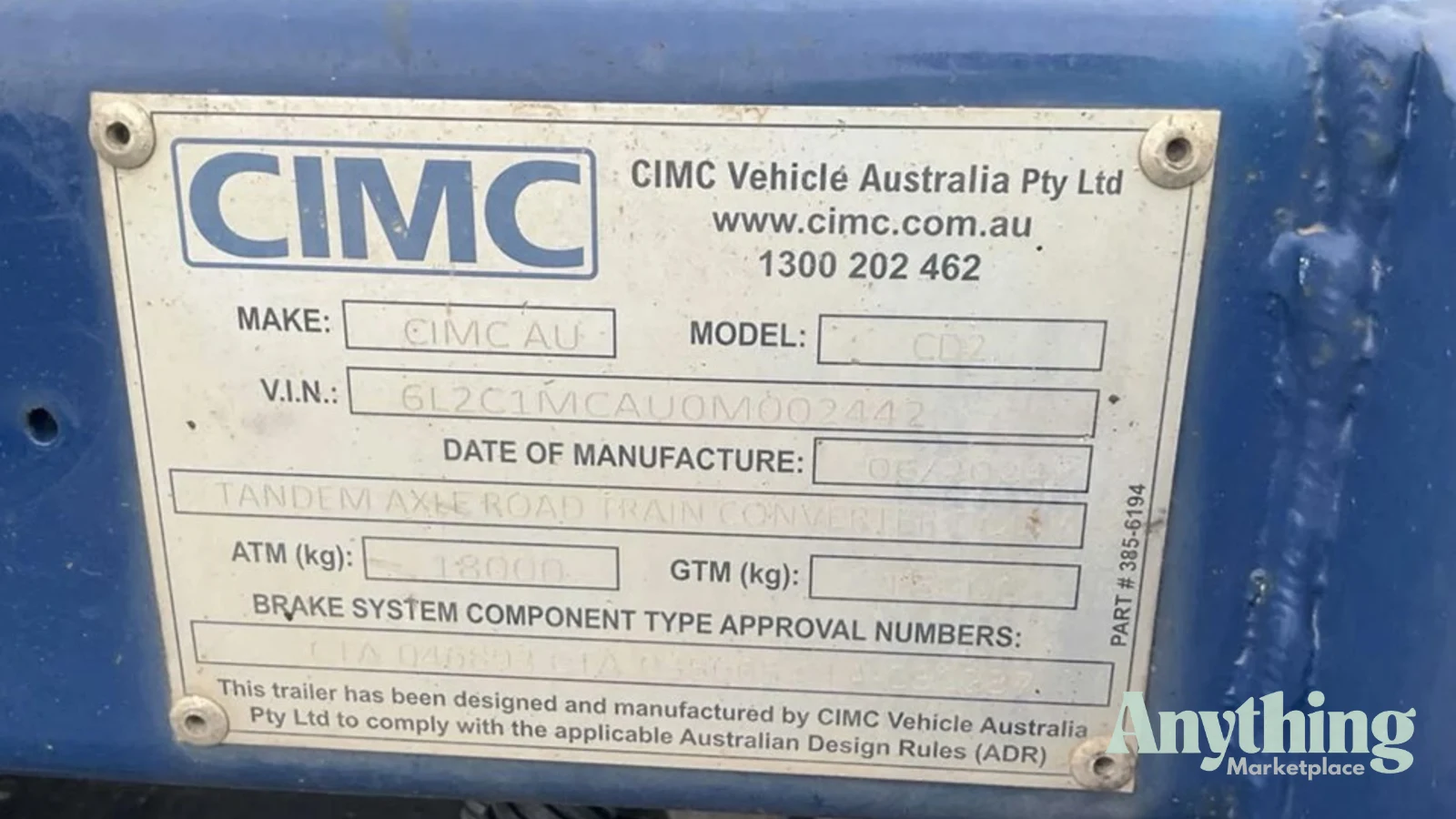 Used Dolly Bogie Trailer