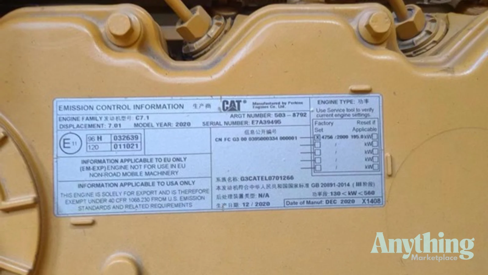 2020 Used Caterpillar 330 Excavators
