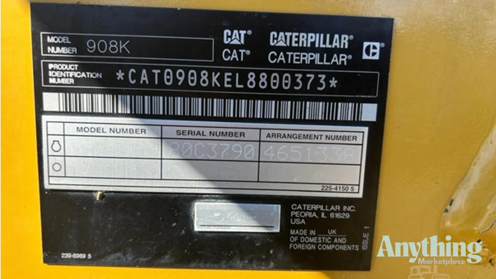 2017 Used Caterpillar 908K Loaders
