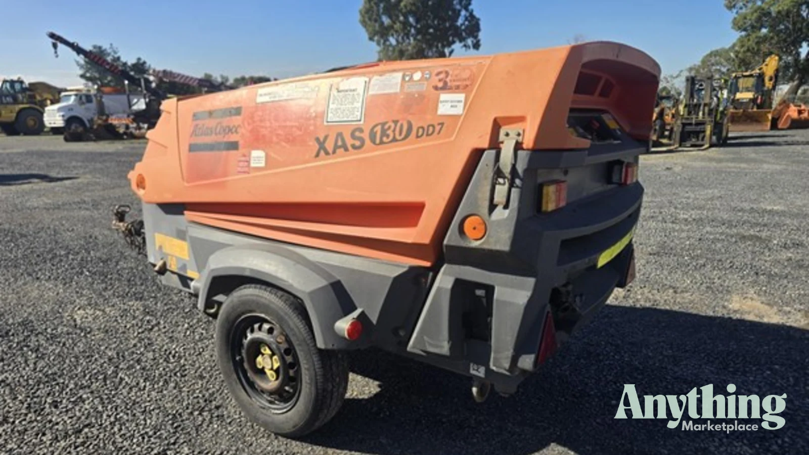 2018 Used Atlas Copco XAS130DD7 Air Compressors