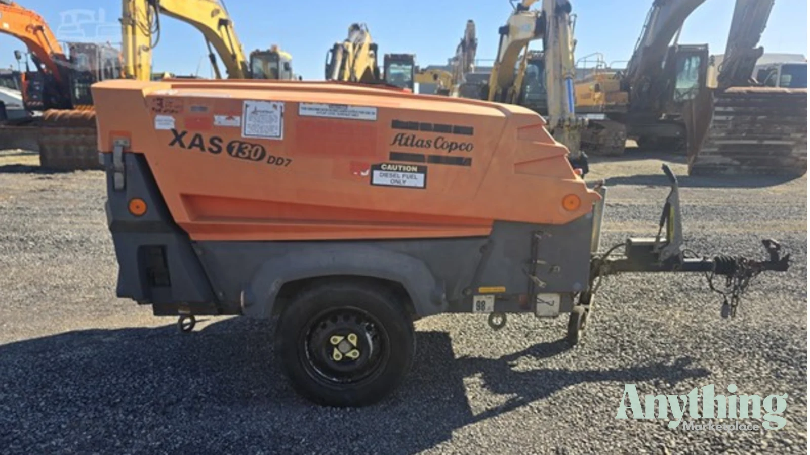 2018 Used Atlas Copco XAS130DD7 Air Compressors
