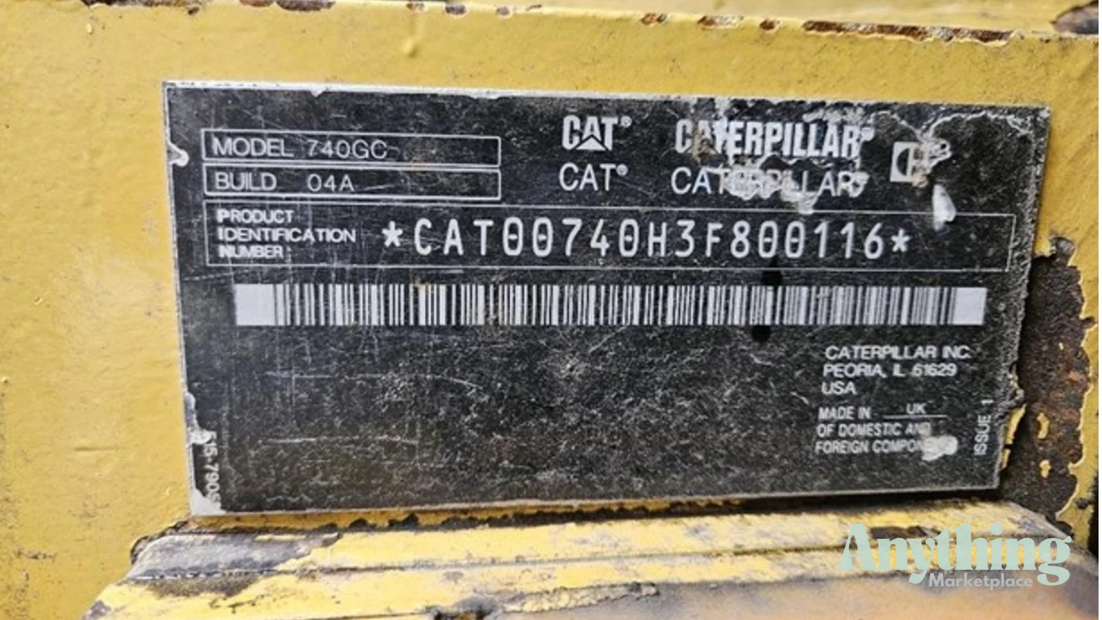 2020 Used Caterpillar 740 GC Dump Truck