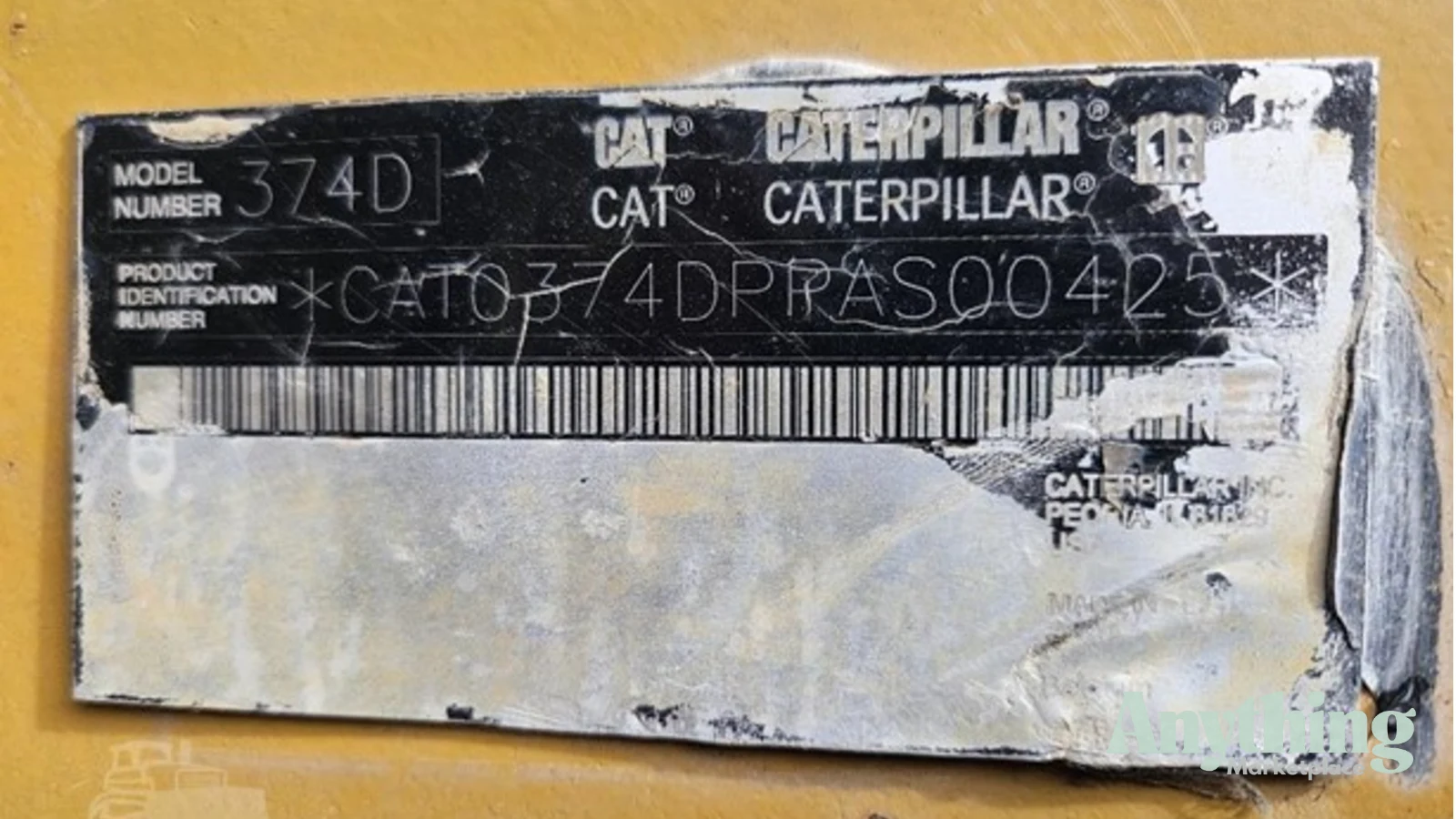2011 Used Caterpillar 374D L Excavators