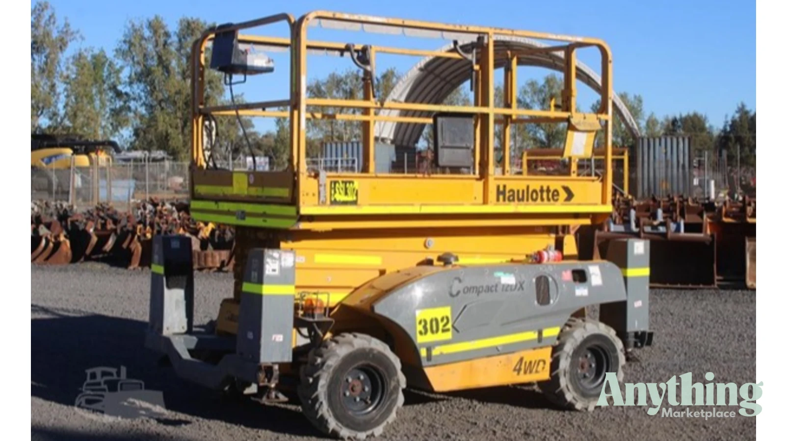 2017 Used Haulotte Compact 12DX Scissor Lifts