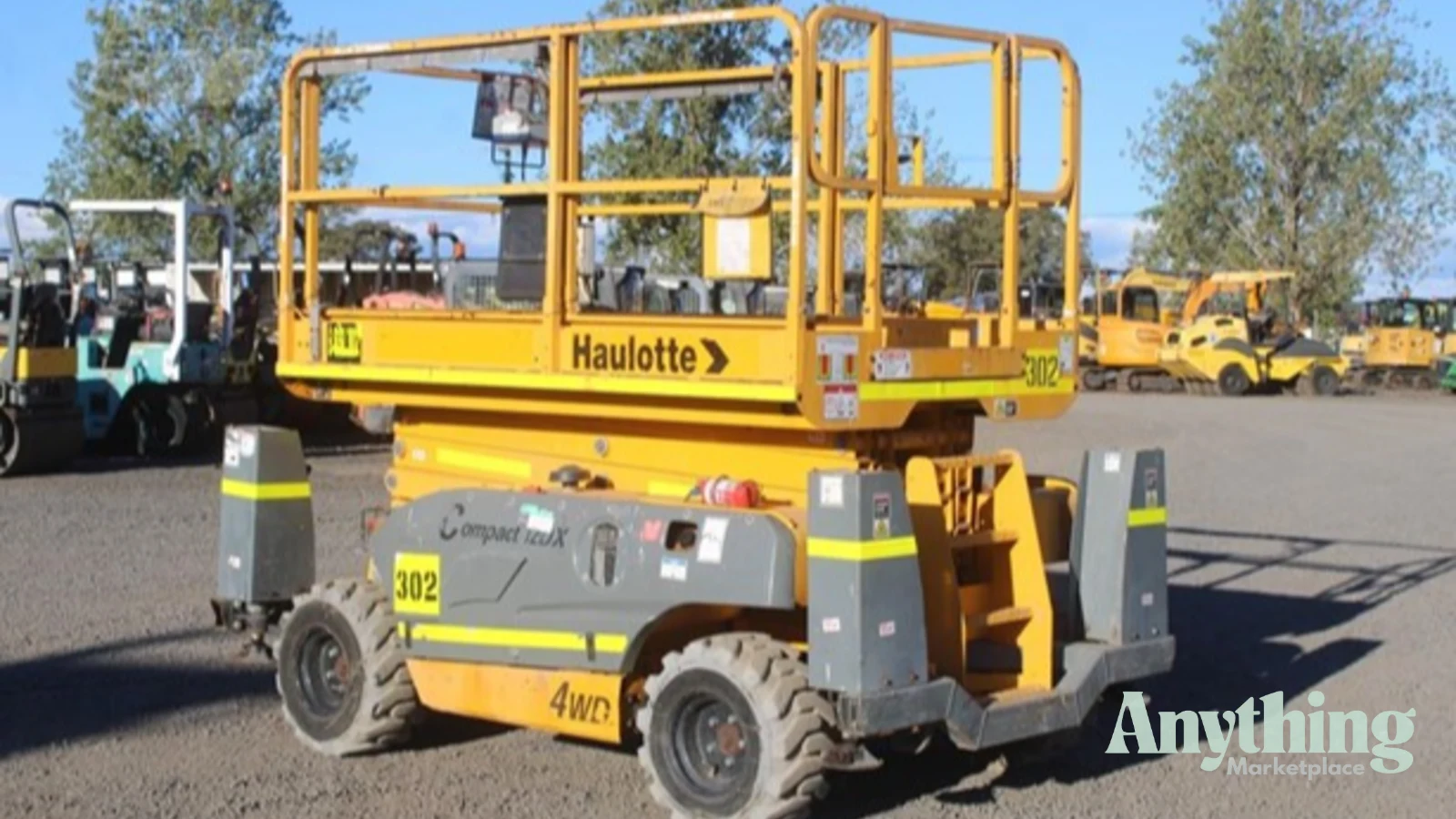 2017 Used Haulotte Compact 12DX Scissor Lifts