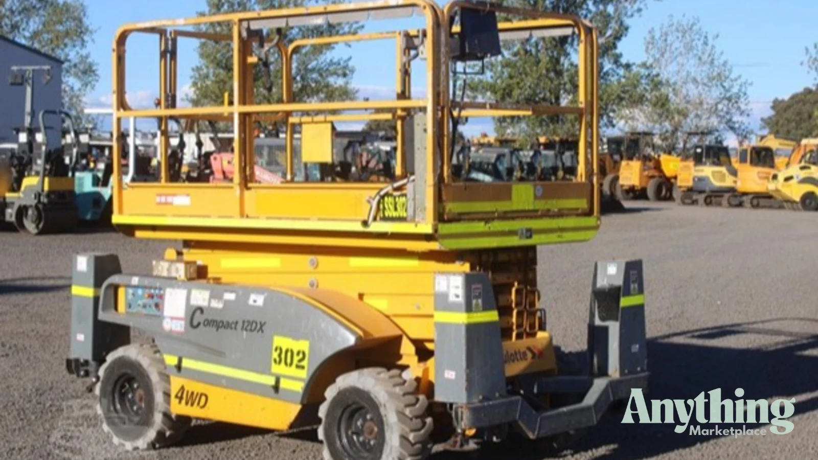 2017 Used Haulotte Compact 12DX Scissor Lifts