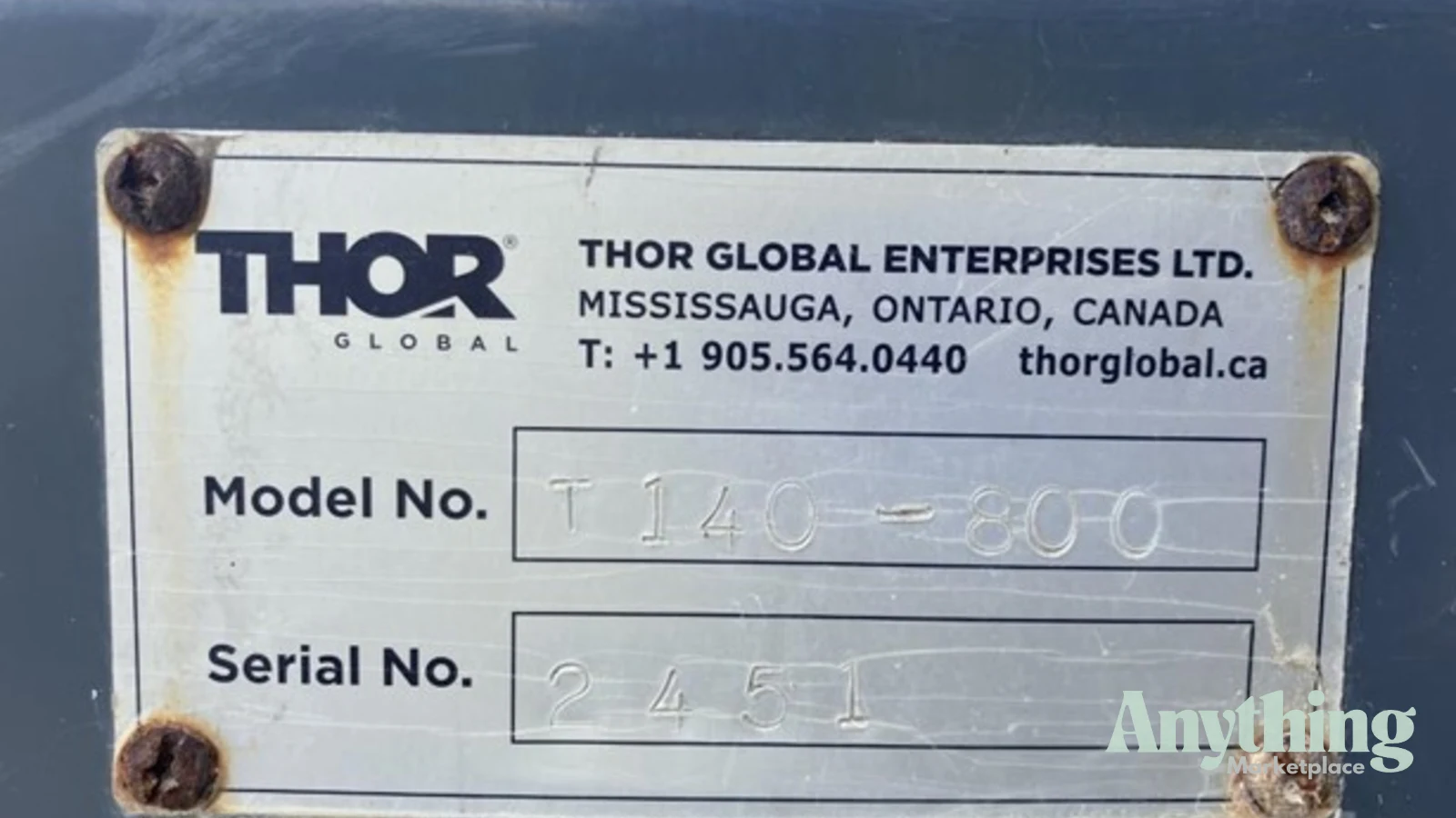 2019 Used THOR T140-36 Stackers & Conveyors