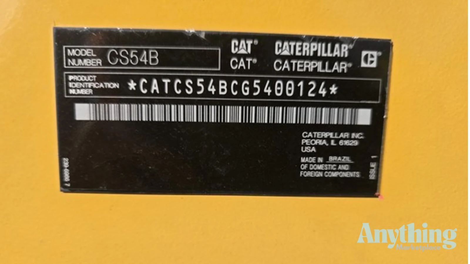 2016 Used Caterpillar CS54B Roller Compactors