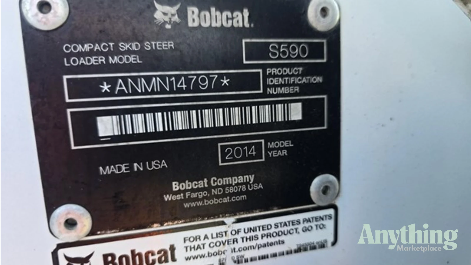 2014 Used Bobcat S590 Skid Steers