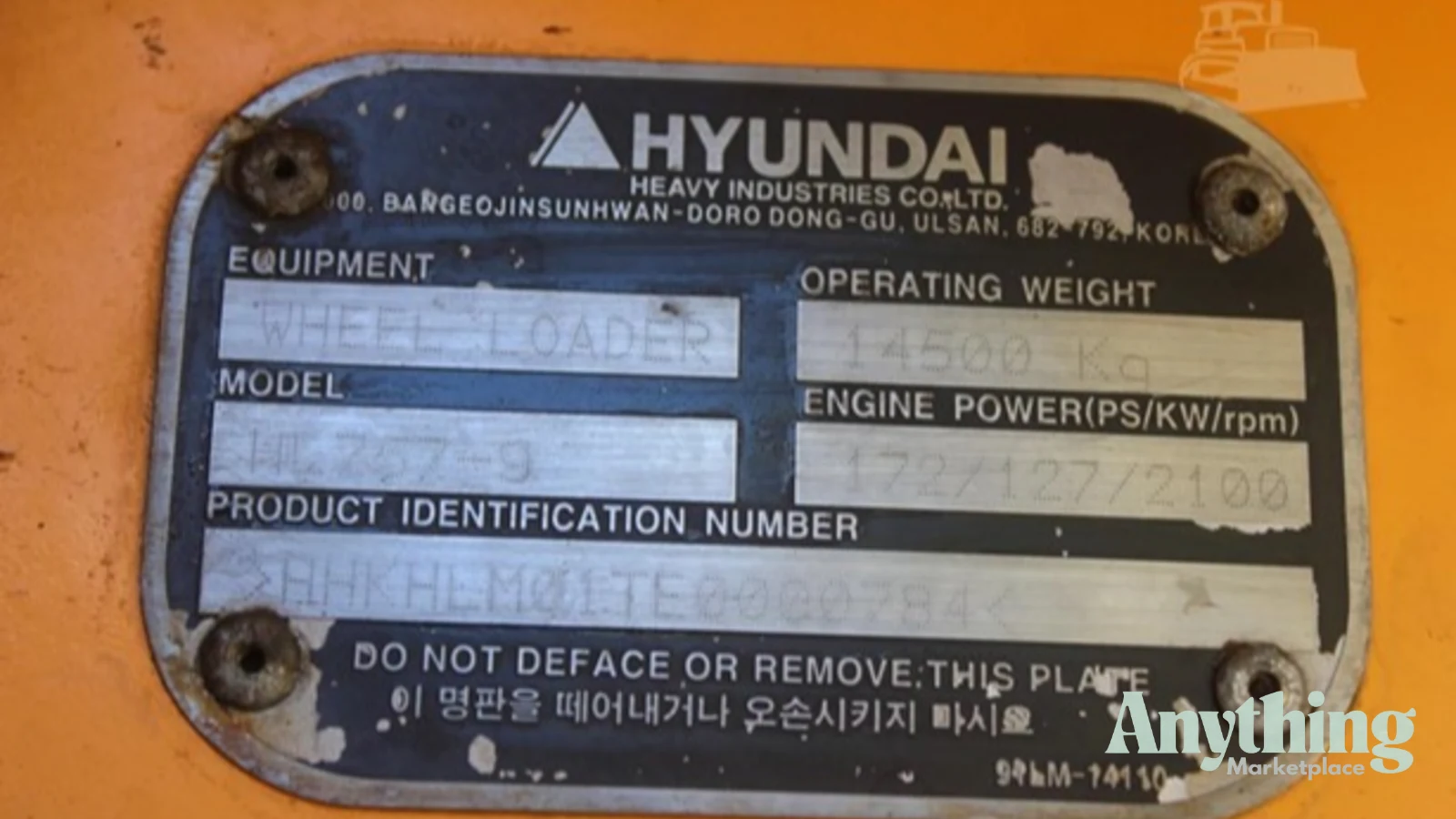 2013 Used Hyundai HL757-9 Loaders