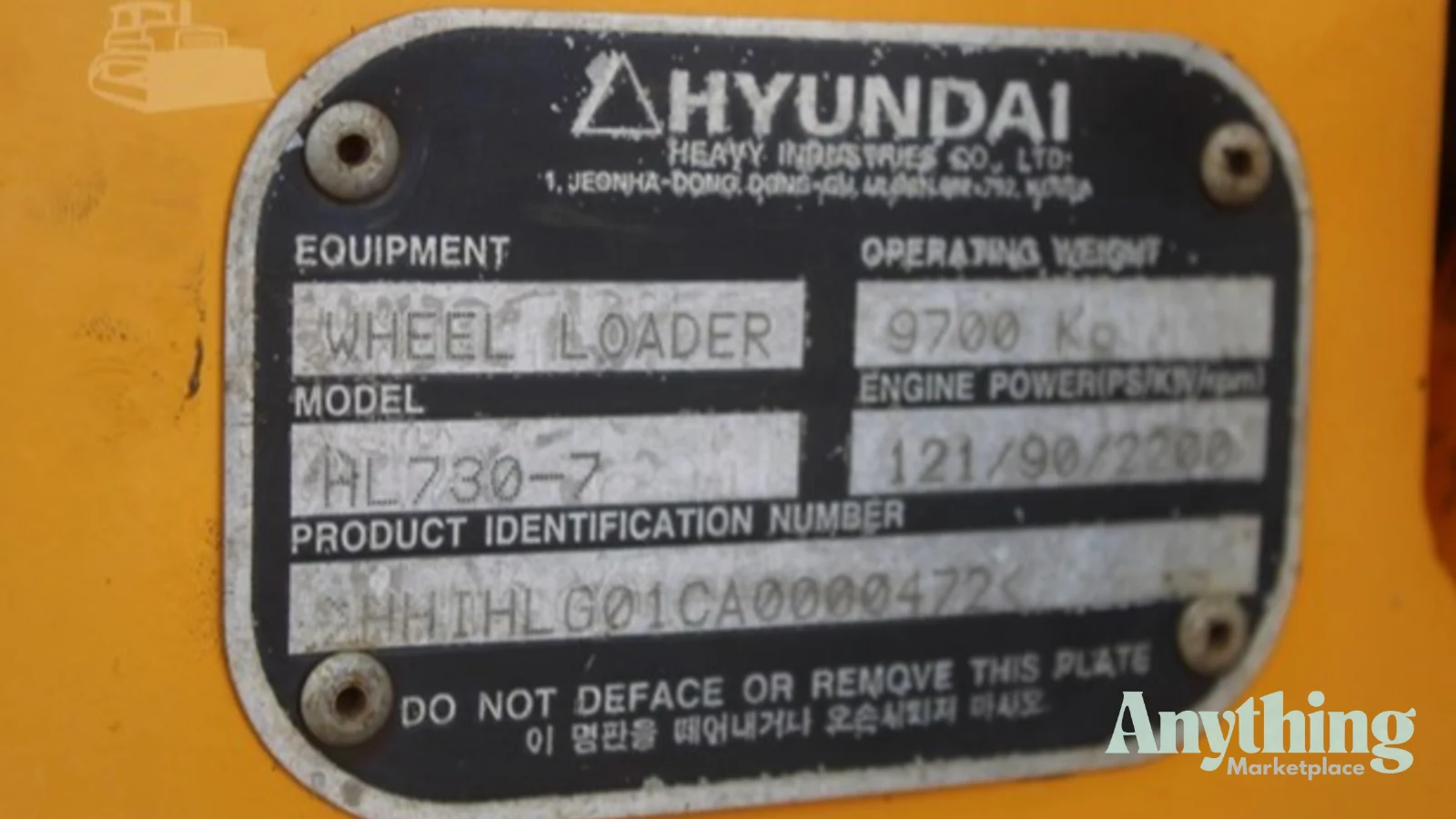 2011 Used Hyundai HL730-7 Loaders