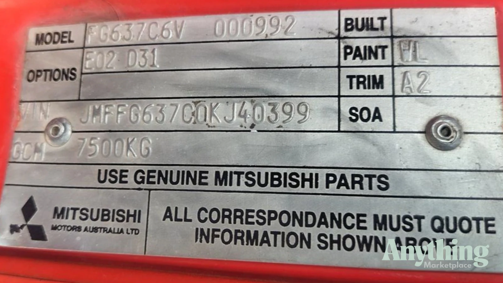 2000 Used Mitsubishi Canter Other
