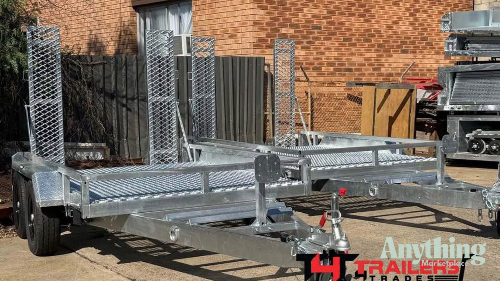 10x6 Plant Trailer with Drop Down Ramp 3500kg GVM