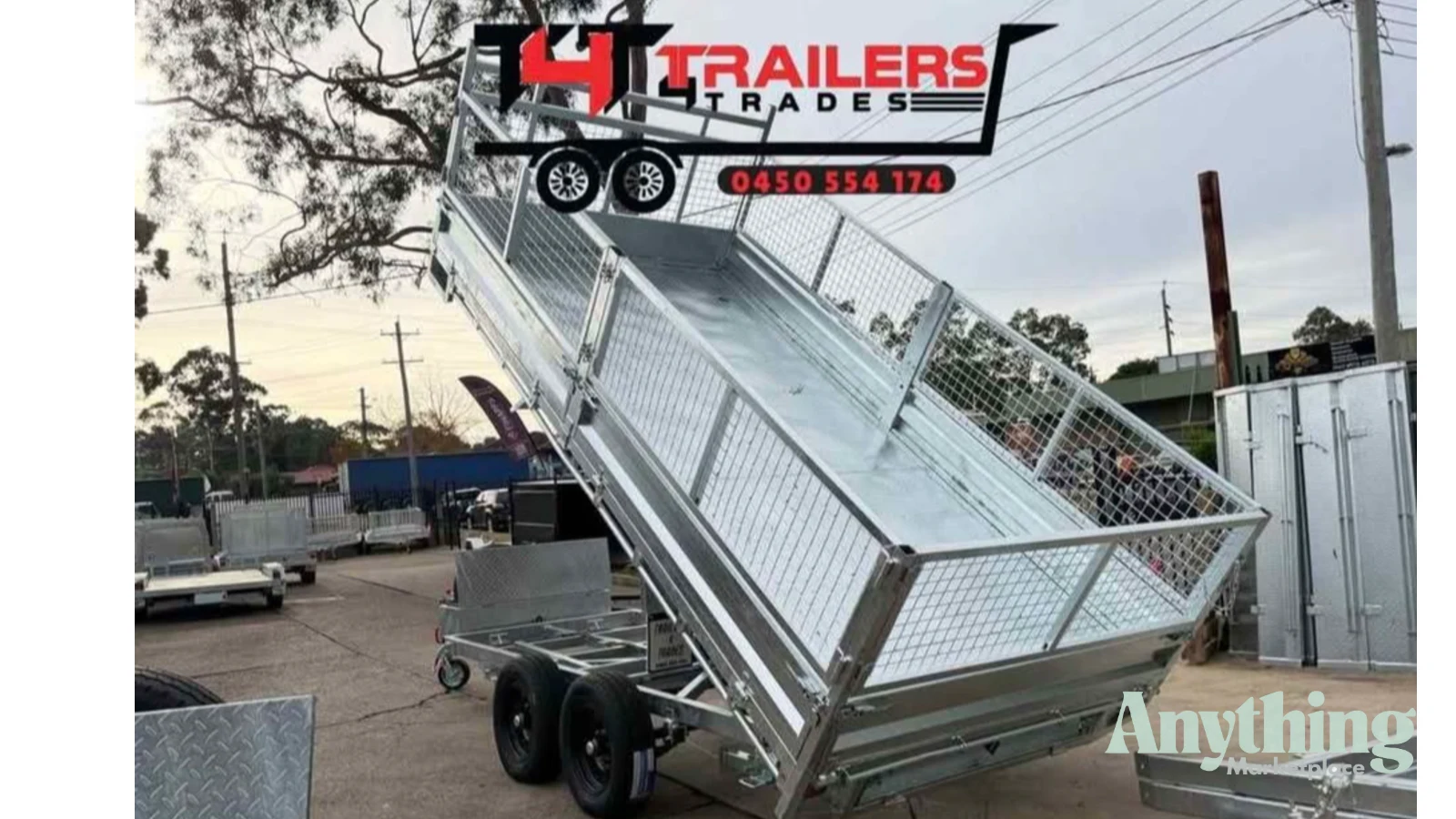 14x7 Flattop Hydraulic Tipper Trailer 3500kg GVM