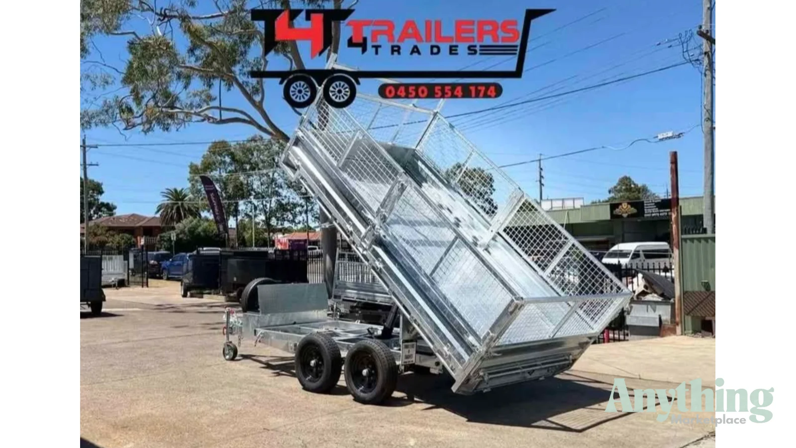 12x7 Hydraulic Tipper Trailer 3500kg GVM