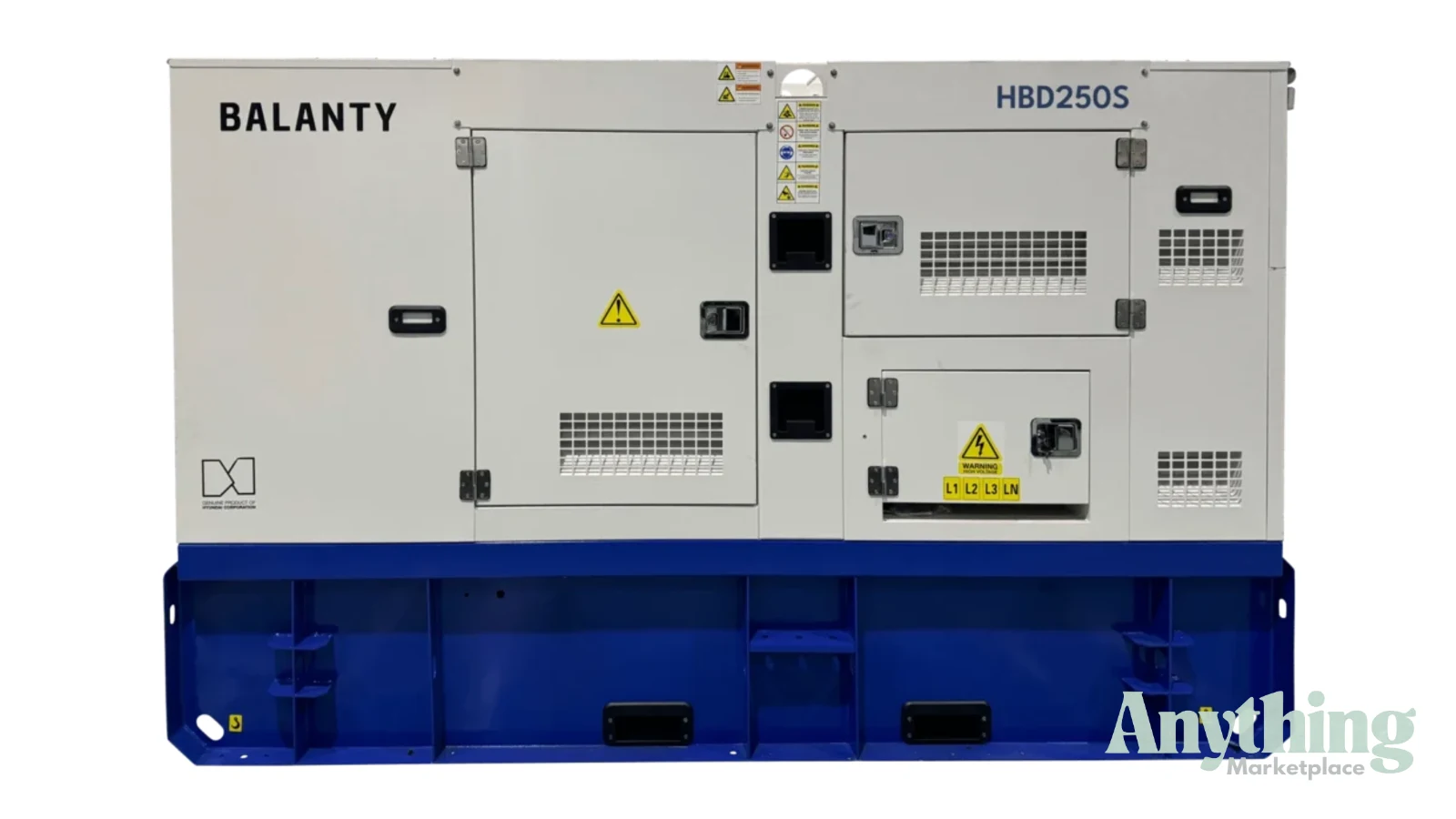 New Hyundai BALANTY HBD250S Diesel Generators