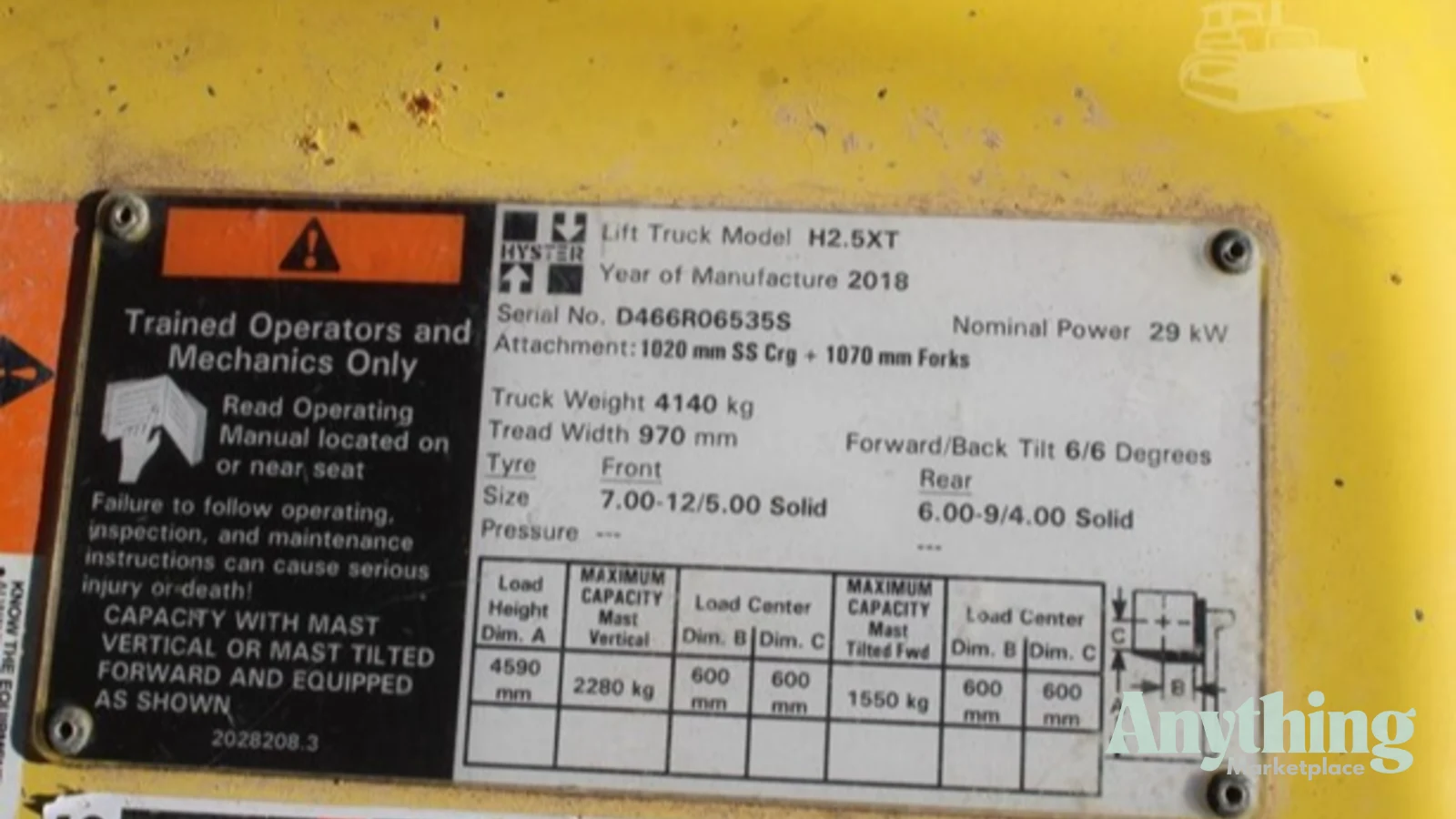 2018 Used HYSTER H2.5XT Forklifts