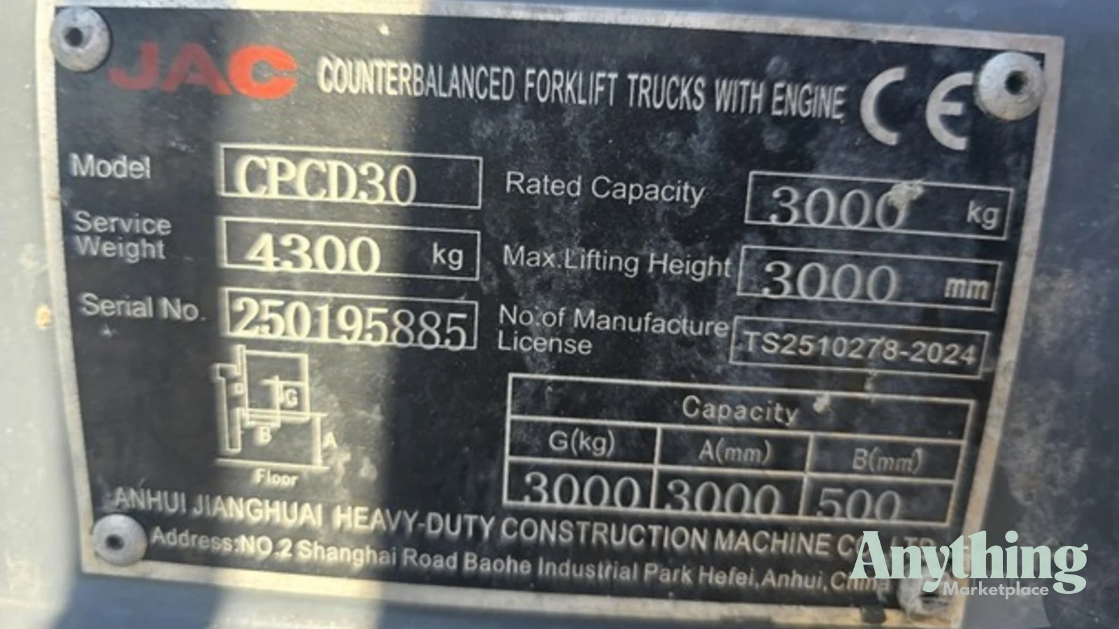 2024 Used JAC CPCD30 Forklifts