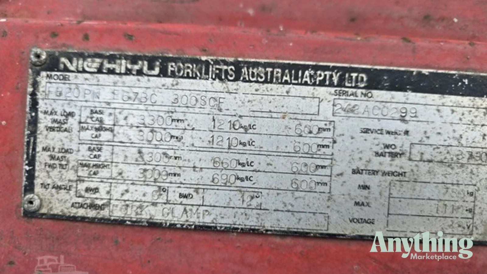 1997 New NICHIYU FB20PN Forklifts