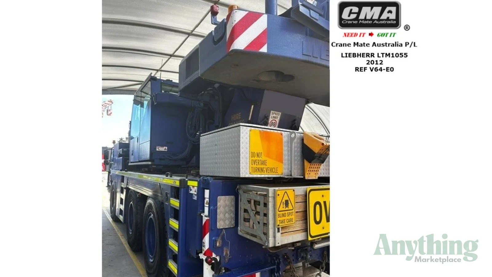 2012 Used Liebherr LTM1055 - 55T Crane Truck