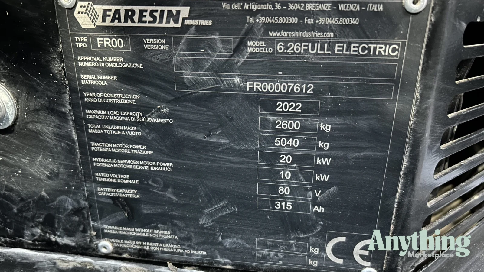 Used Faresin Other (Not Listed) Telehandlers