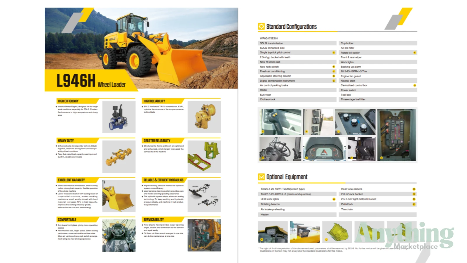 2026 New SDLG L946H Loaders