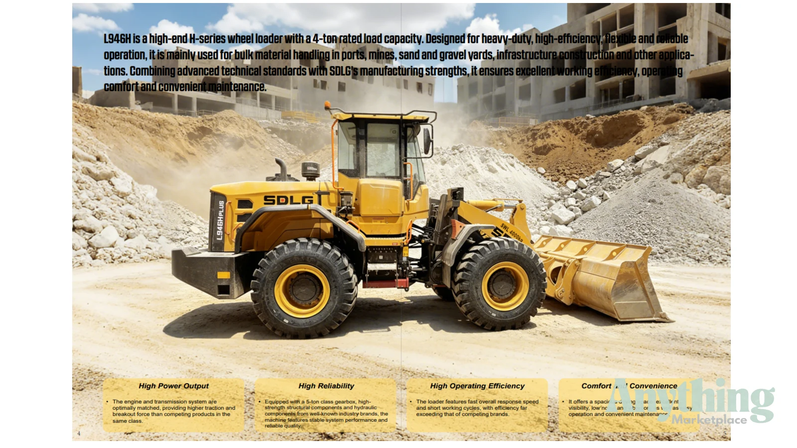 2026 New SDLG L946H PLUS Loaders