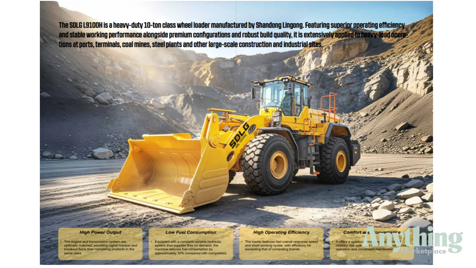 2026 New SDLG L9100H Loaders