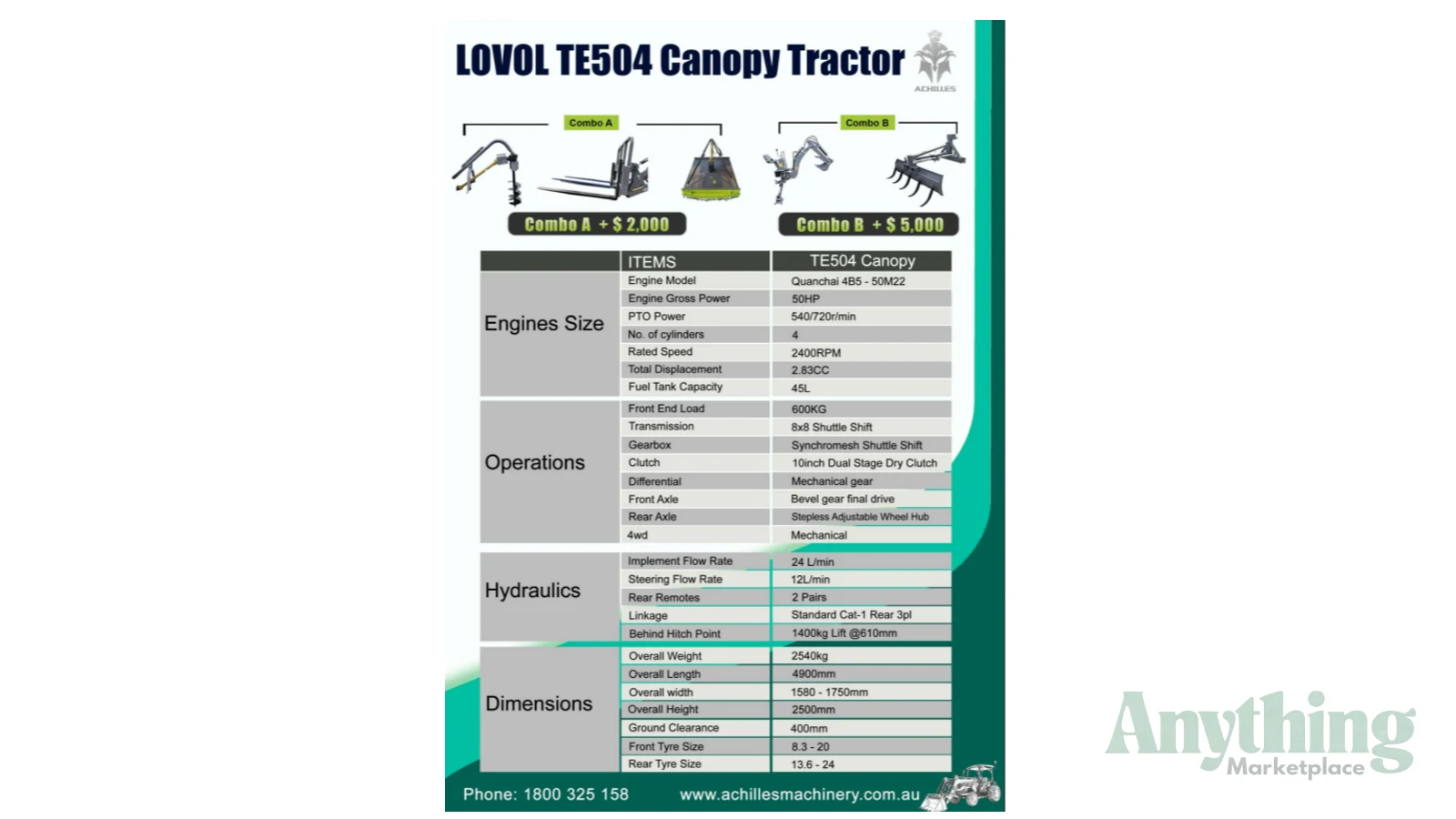 2026 New LOVOL TE504 Tractor