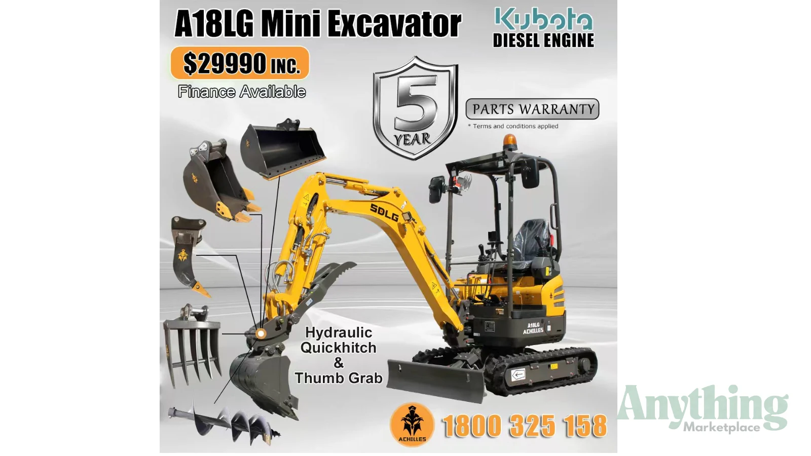 2026 New SDLG A18LG mini excavator Excavators