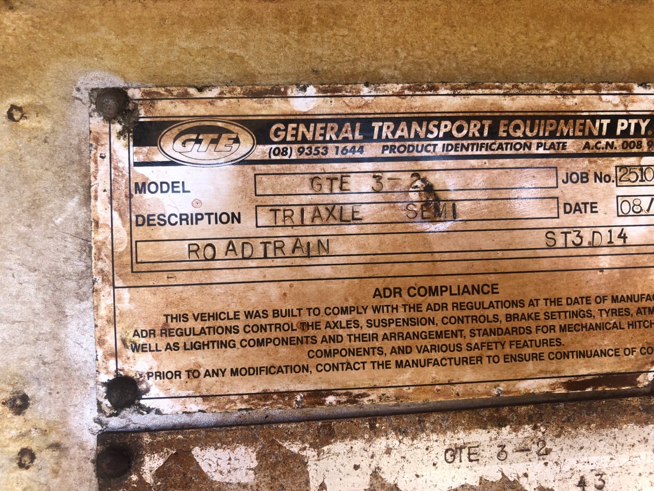 Used GTE Side Tipper