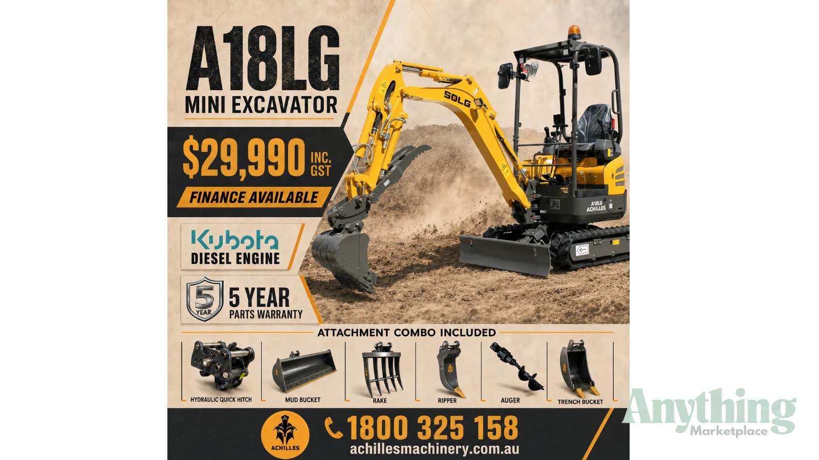 2026 New SDLG A18LG mini excavator Excavators