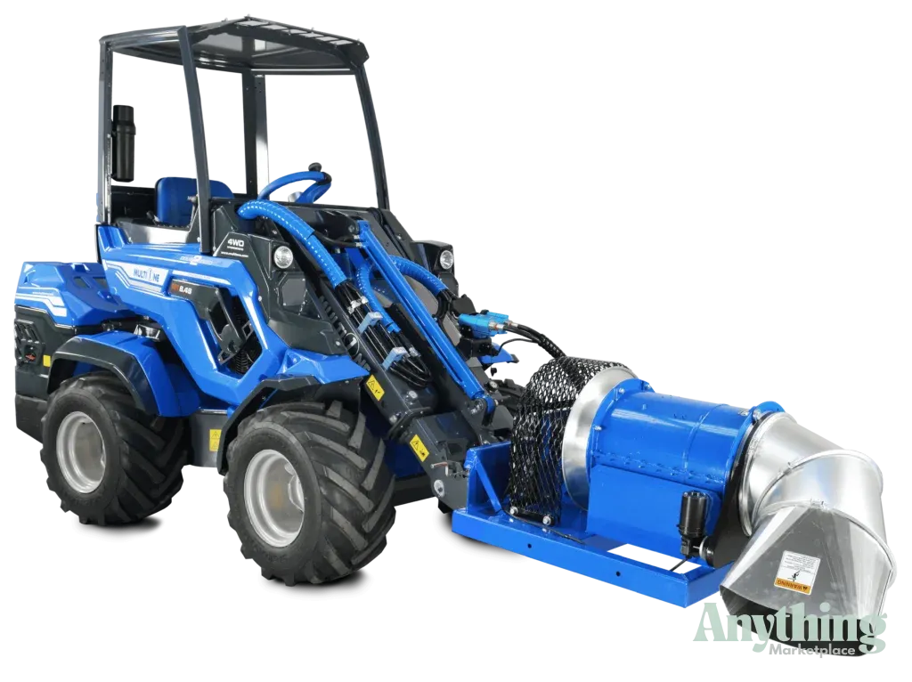 Debris and leaf blower – Min/Max Flow Rate 49/94,6l/min – Dimensions with Nozzle 163x117x82cm