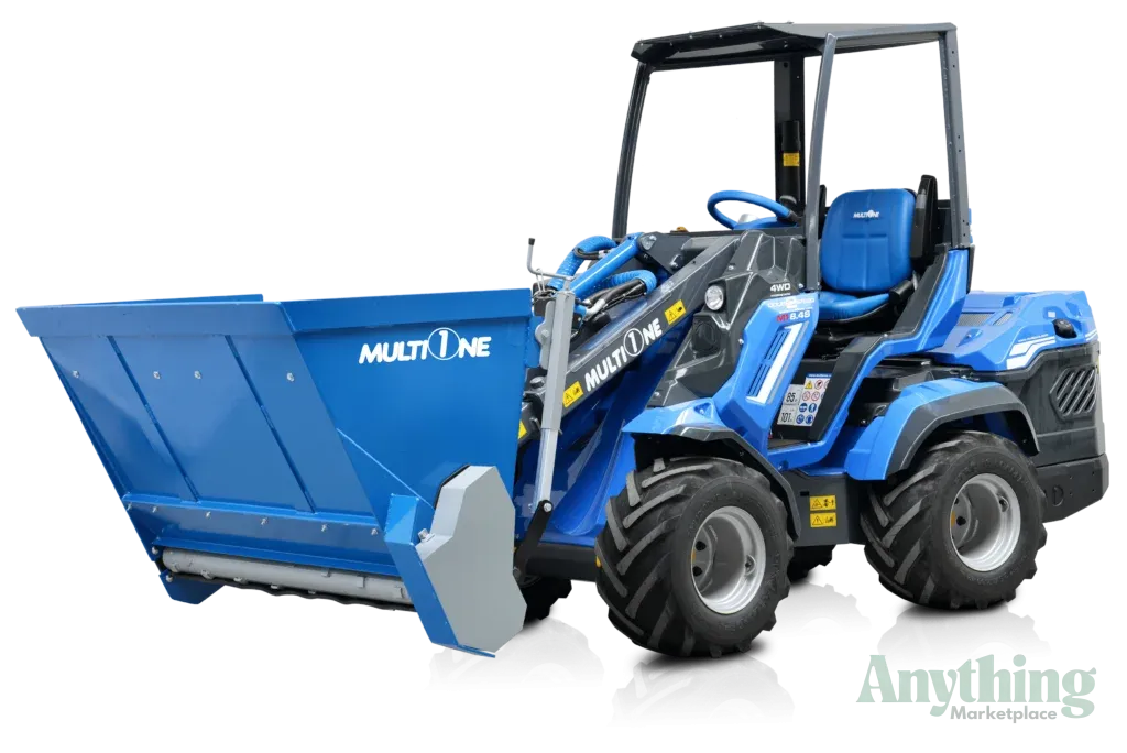 Drop Spreader 130 – Spreading Width 130cm – Volume 580l – Width 145cm – Height 100cm