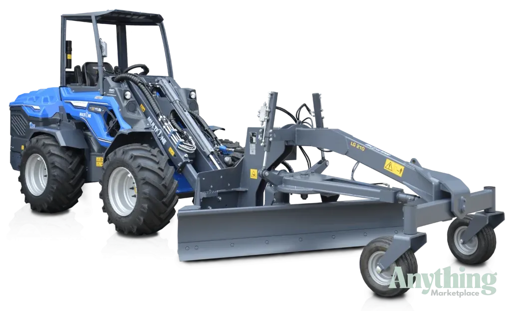 Grader with hydraulic controls – Blade width 210cm