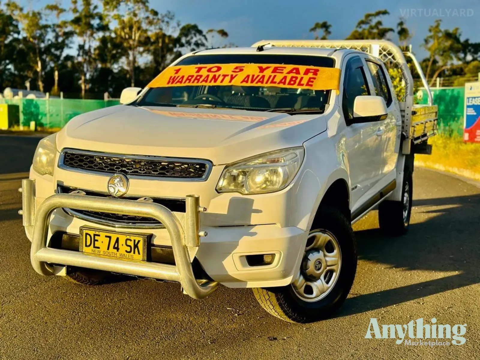 HOLDEN COLORADO RG LX CAB CHASSIS 2DR SPTS AUTO 6SP 4X4 2.8DT