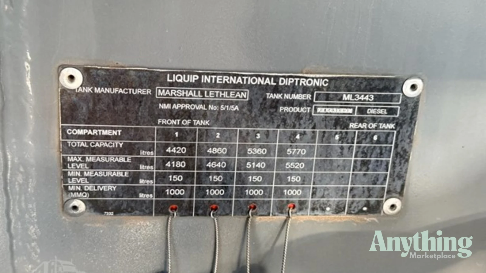 1986 Used International T-line T2670 Tanker