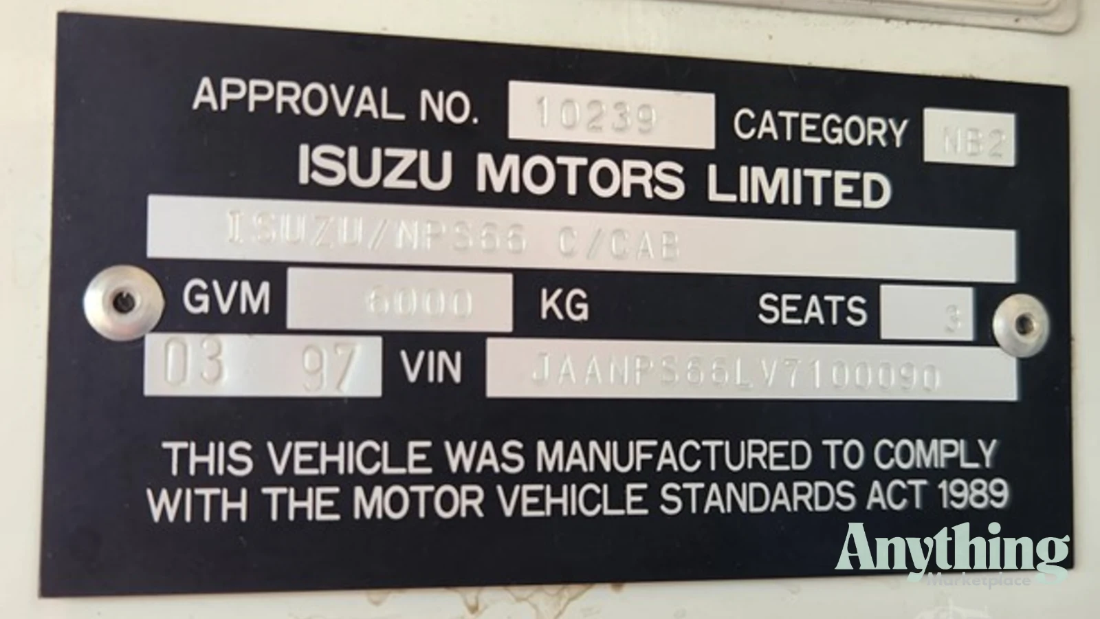 1997 Used Isuzu NPS300 Other