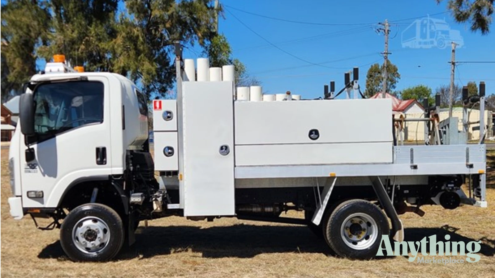2014 Used Isuzu NPS300 Tray Truck