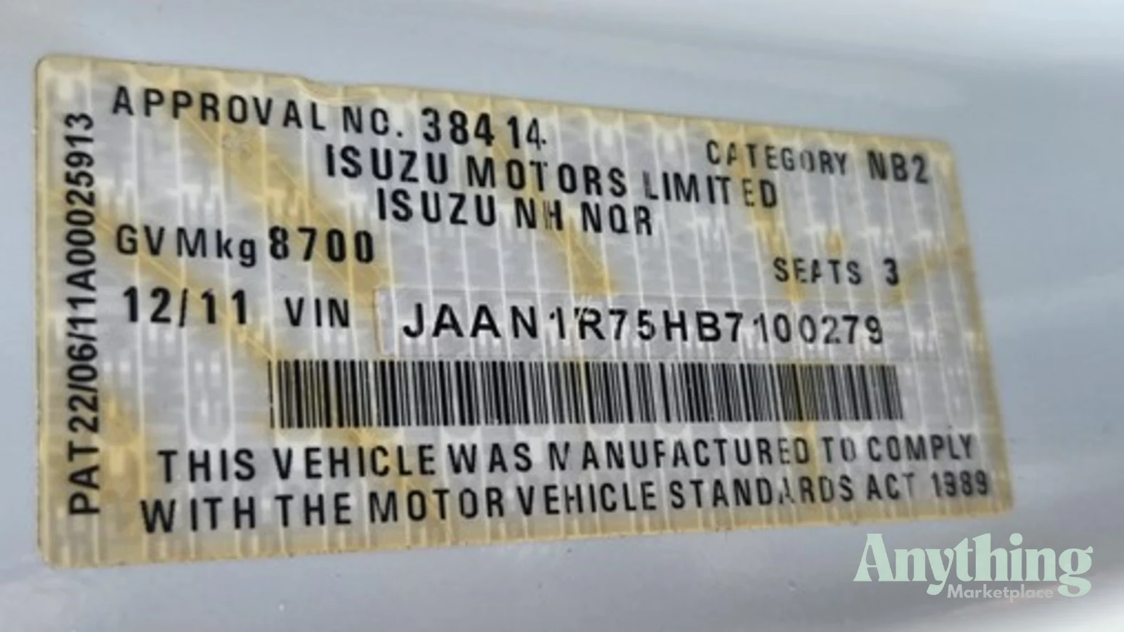 2011 Used Isuzu NQR450 Service Truck