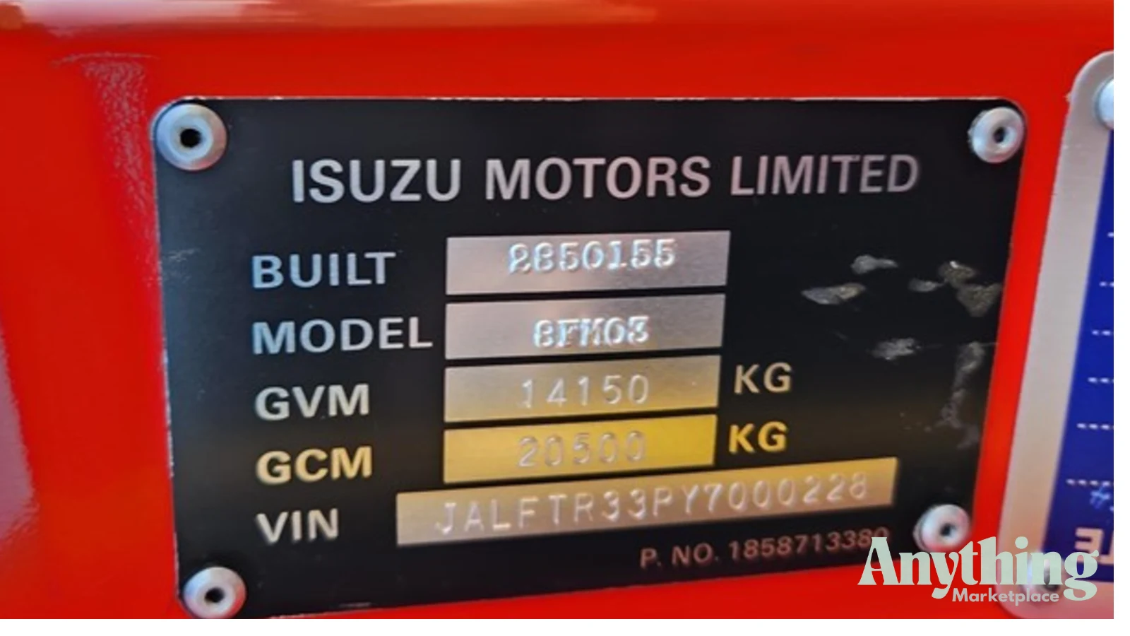 2002 Used Isuzu FTR800 Cab Chassis