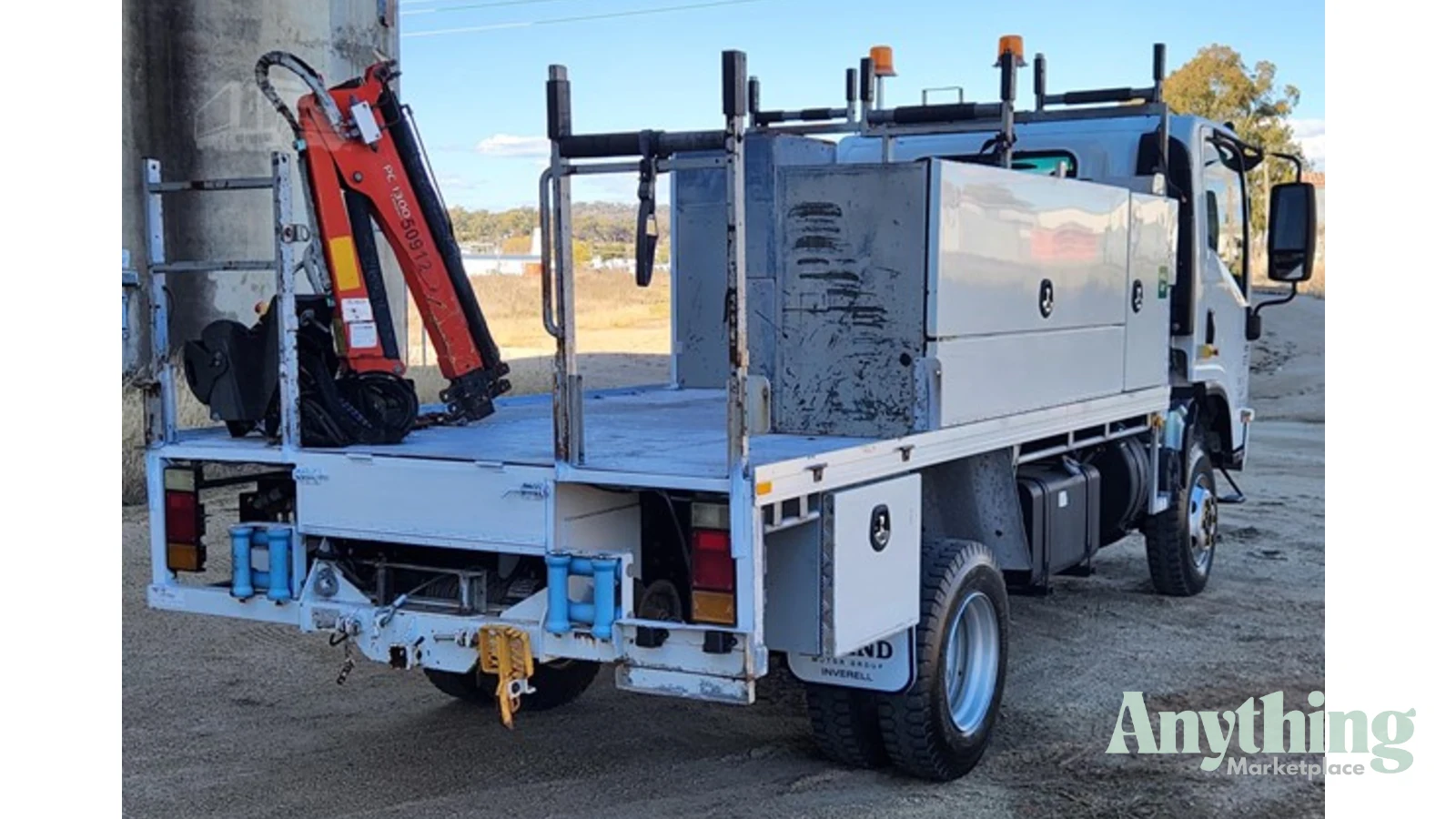 2010 Used Isuzu NPS300 Crane Truck
