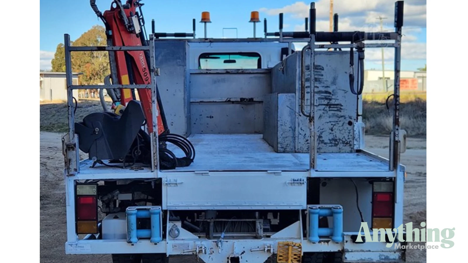 2010 Used Isuzu NPS300 Crane Truck