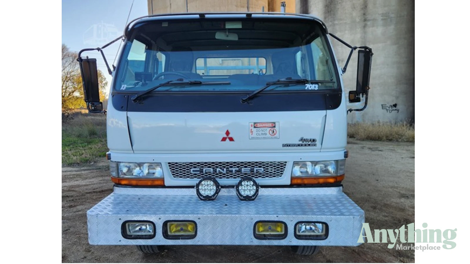 2007 Used MITSUBISHI FUSO CANTER FG 4X4 Crane Truck