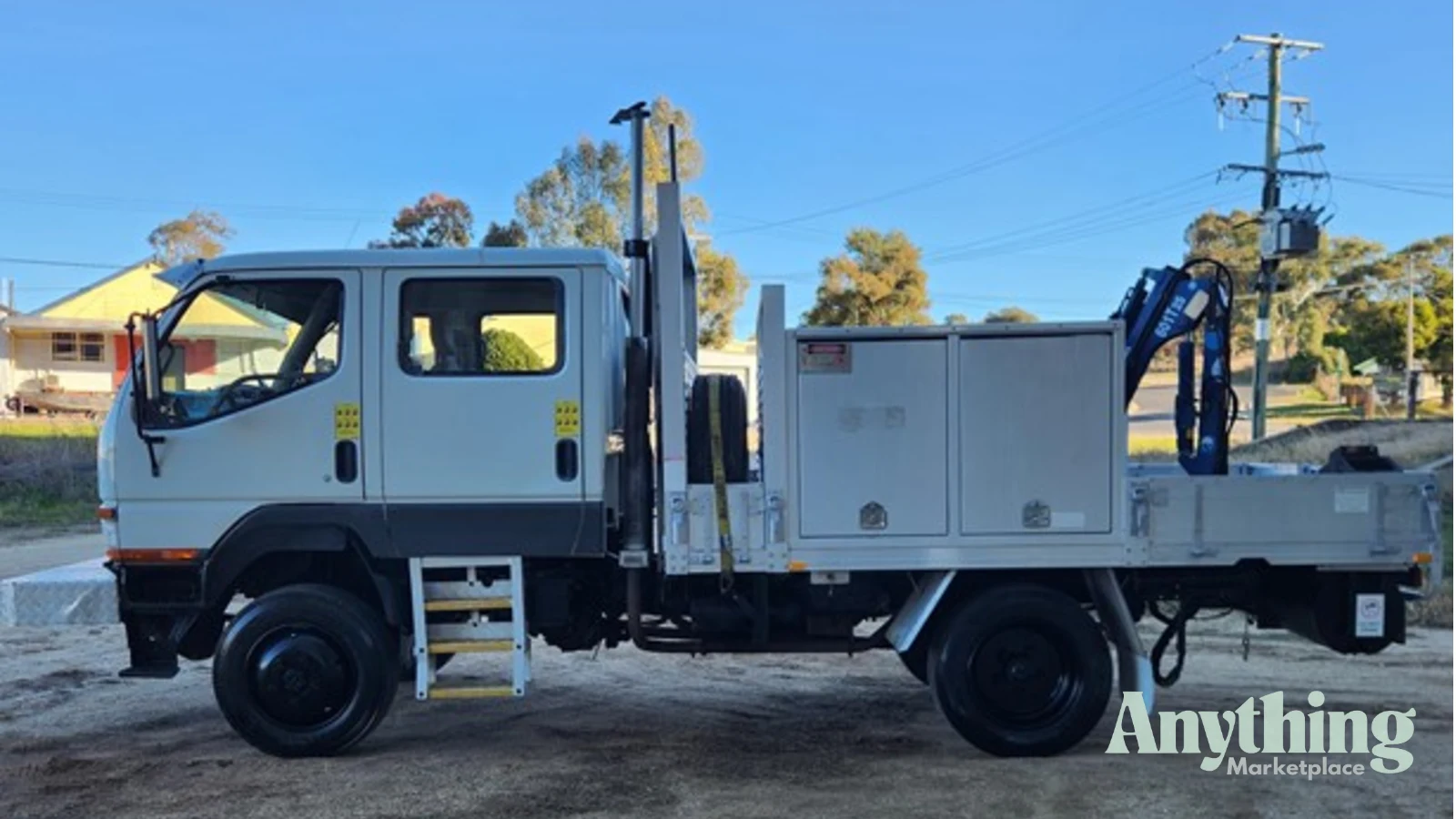 2007 Used MITSUBISHI FUSO CANTER FG 4X4 Crane Truck